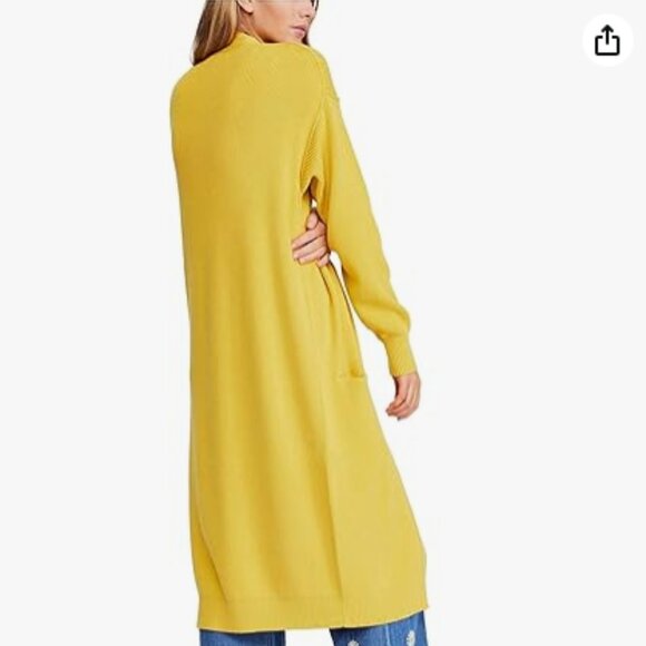 Free People Women's Sweater Run To You Longline Cardigan Small - Picture 2 of 2